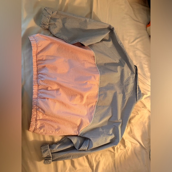 XL Champion seersucker quarter zip - Picture 3 of 4